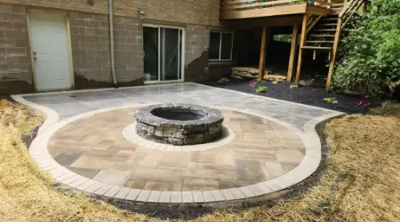 fire pit construction